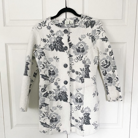 Lucy & Laurel Jackets & Coats Anthropologie Lucy Laurel Black Gray